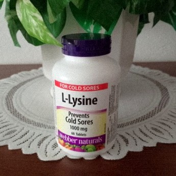 Webber Naturals L-Lysine 1000 mg 60 tbl. NOVÉ